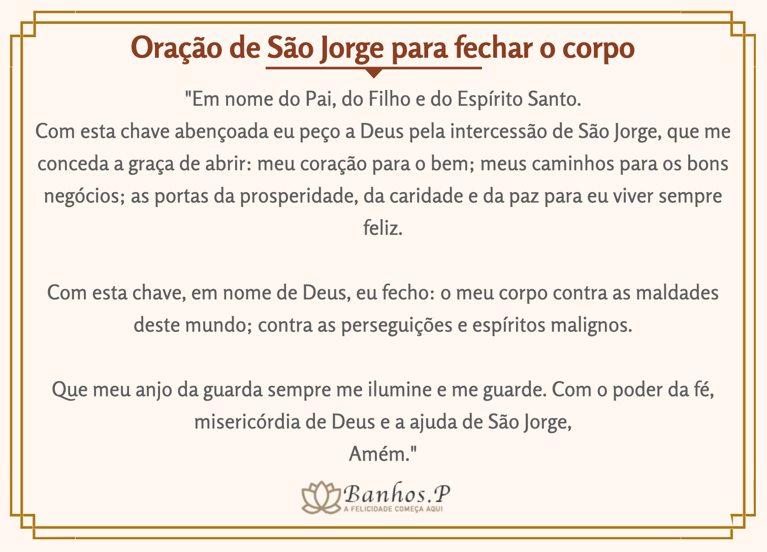 5 Orações de São Jorge Para Fechar o Corpo do Mal