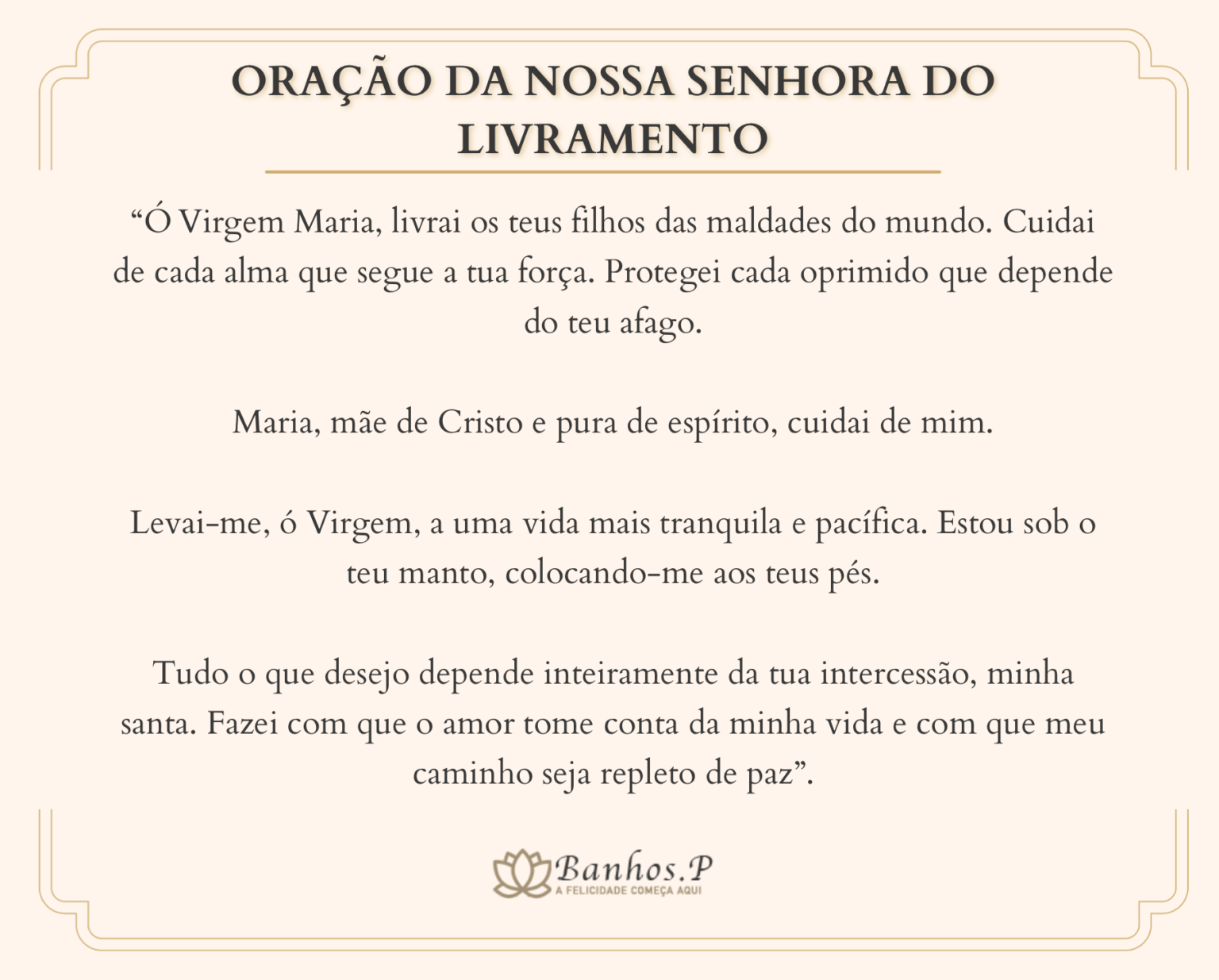 3 Orações do Livramento Urgente: Nossa Senhora
