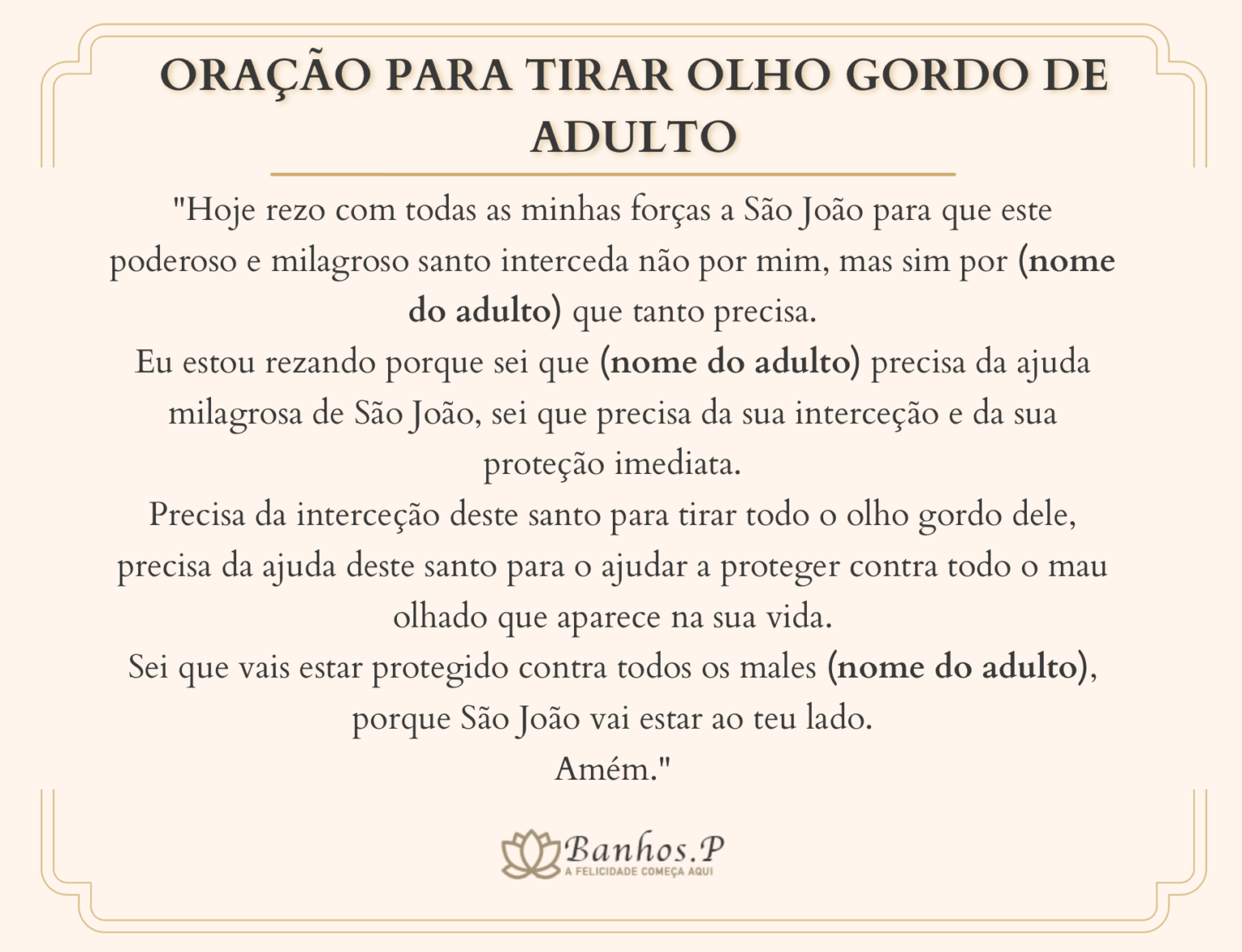 Oração Para Tirar Quebranto - RETOEDU
