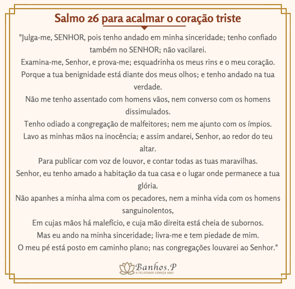 8 Salmos Para Acalmar o Coração Triste e Aflito (Com Imagens)