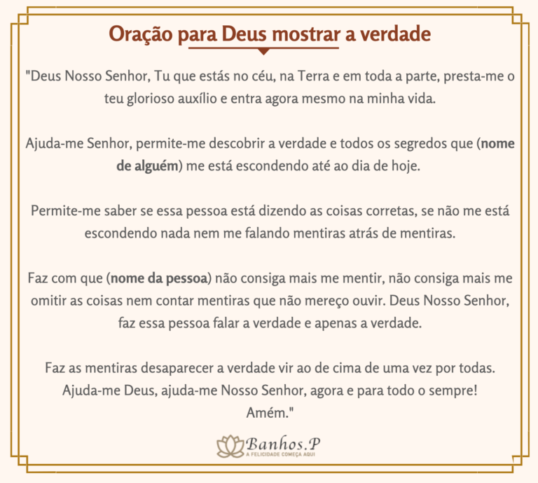 7 Orações Para Descobrir a Verdade: Contar Tudo Dormindo