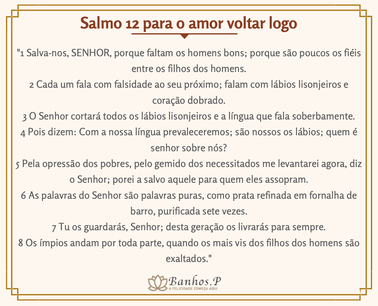 7 Salmos Para o Amor Te Procurar: Conquistar Amor de Homem