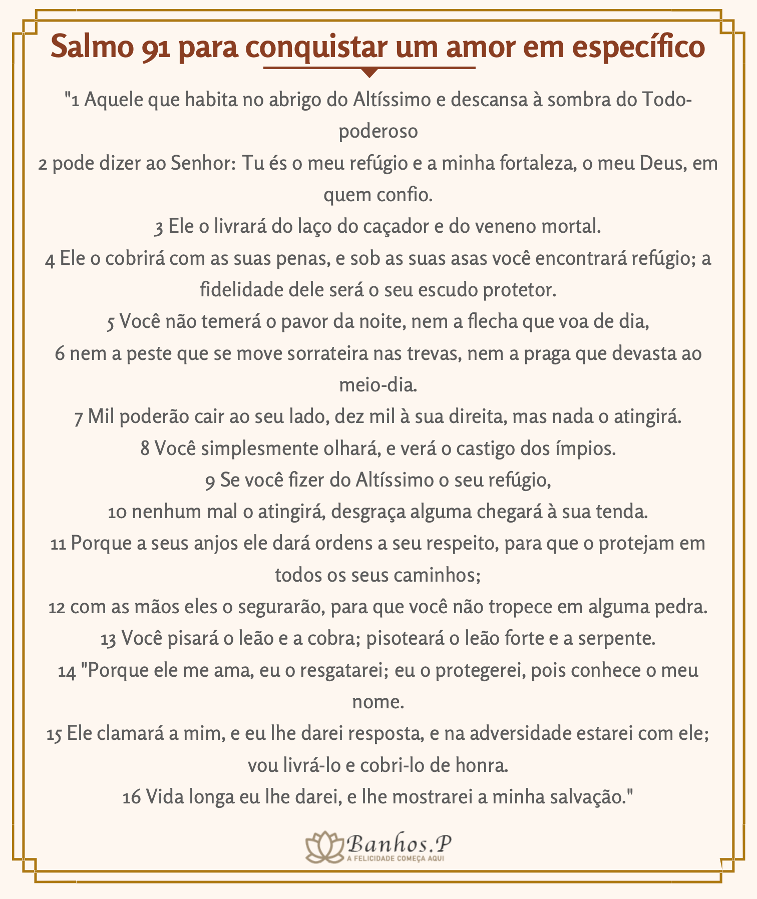 7 Salmos Para o Amor Te Procurar: Conquistar Amor de Homem