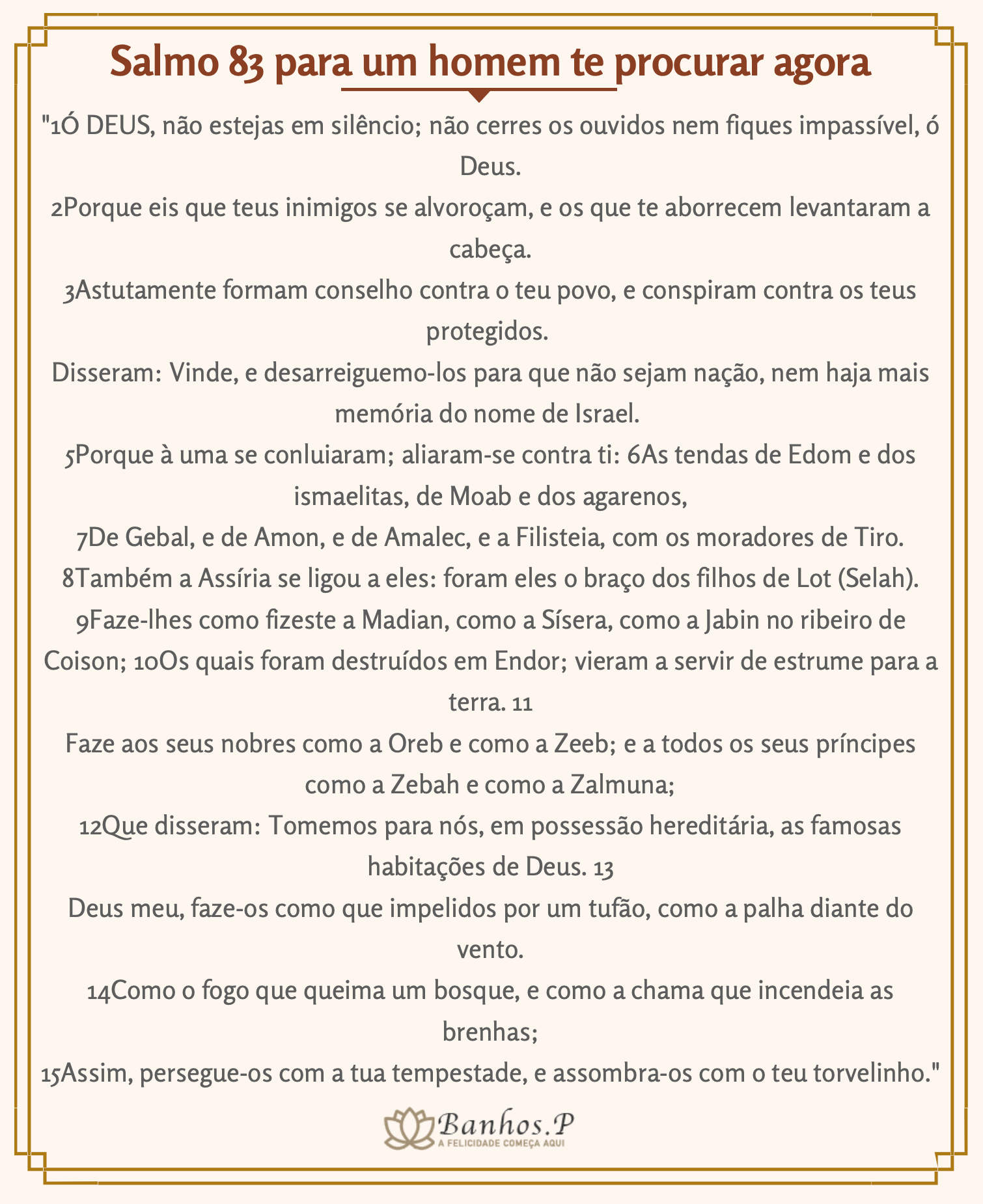 7 Salmos Para o Amor Te Procurar: Conquistar Amor de Homem
