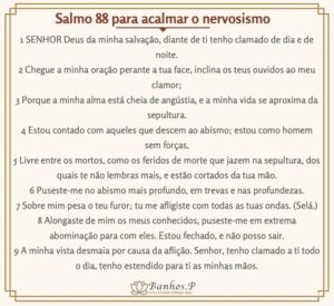 7 Salmos Para Acalmar a Ansiedade, Medo e Nervosismo