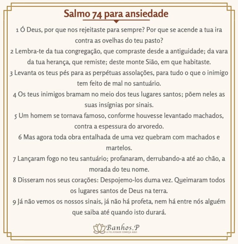 7 Salmos Para Acalmar a Ansiedade, Medo e Nervosismo