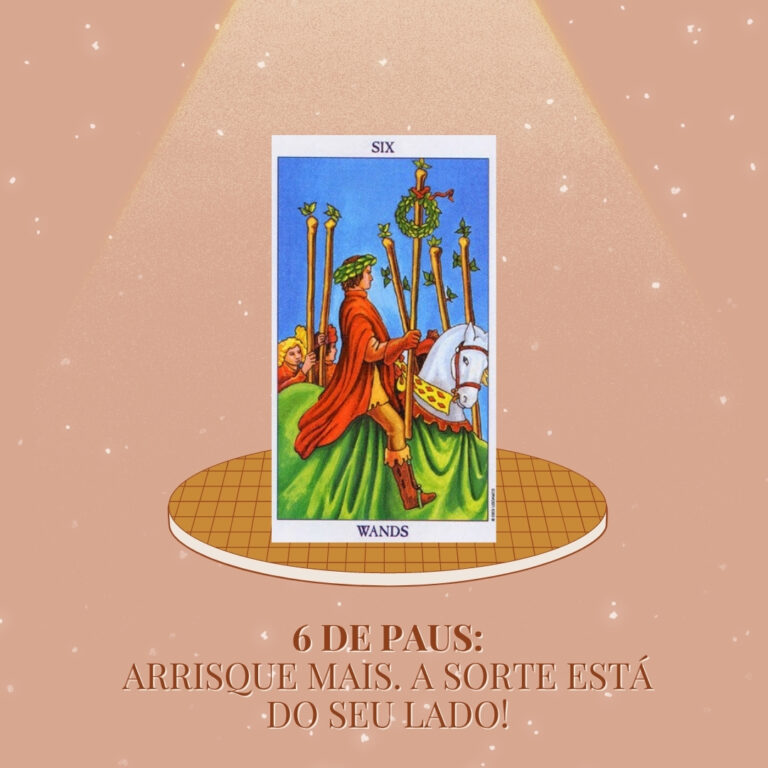 6 de Paus no Tarot: Significado Invertido, no Amor, Dinheiro e Sorte