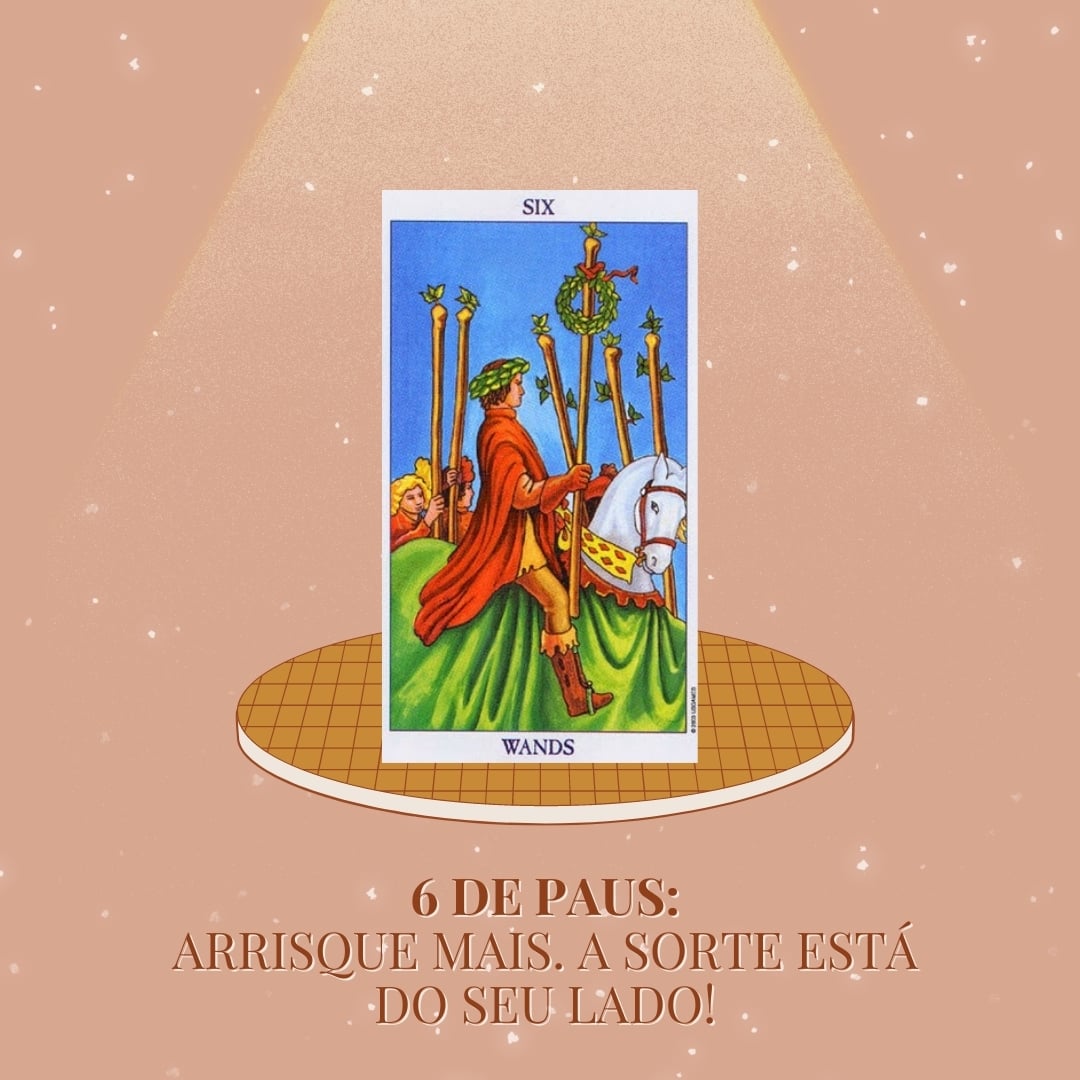 6 de Paus no Tarot: Significado Invertido, no Amor, Dinheiro e Sorte