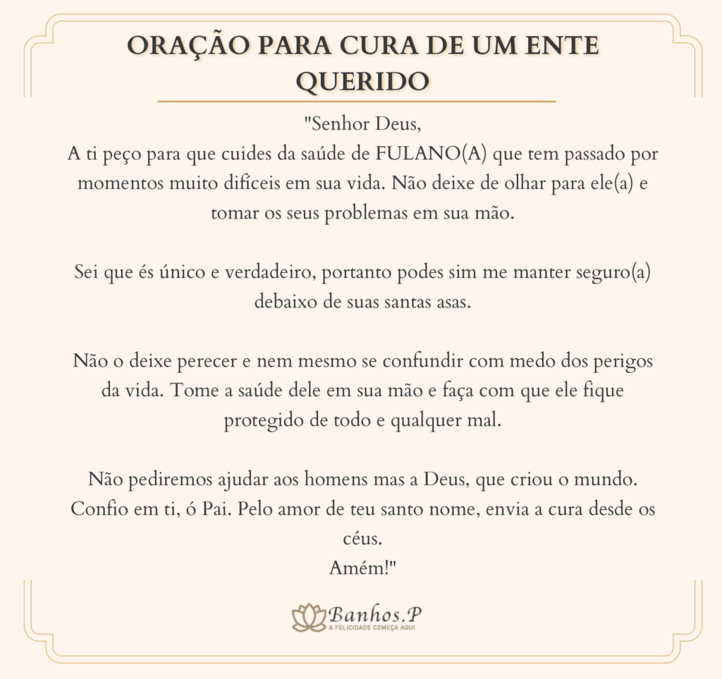 5 Orações Para Cura de Um Ente Querido (Muito Poderosas)